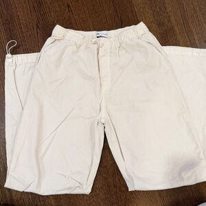 Zara Women's Cream Cordoroy Cargo